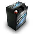 thumbnail image 3 of Chrome Pro Battery Yb14a-a2 (14a-a2 12 Volts,14 Ah, 190 Cca) High Performance - Maintenance Free - AGM Motorcycle Battery, 3 of 8