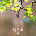 thumbnail image 2 of Bola atrapasol de cristal transparente con forma de arcoíris, decoración para ventana o jardín, ideal para crear un arcoíris (regalo). blanco, 2 of 9
