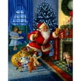 thumbnail image 1 of Cuadros Decorativos Kit de bordado de tela producto de punto de cruz Papá Likrtyny Noel 11CT impreso DIY bordado decoración del hogar de Navidad, 1 of 9