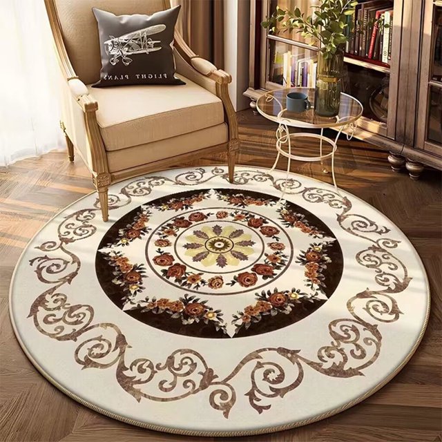Entryway Rug Doormat Classical Court Style Rug for Deck Backyard Patio Yard