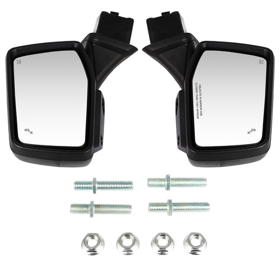 SCITOO Towing Mirrors Compatible with 2019-2023 For Chevrolet silverado 1500 A Pair tow mirror Power, Heated,light on cover, puddle light, Blind spot light, Temp sensor