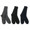 thumbnail image 7 of Men's Mercerized Cotton Dress Socks Business Casual Patterned Crew Sock Lightweight Soft Comfort, 7 of 7