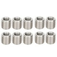 thumbnail image 1 of 10Pcs Filetage Inserts Mâle Femelle Réducteur Outil de Réparation de l'Écrou en Acier Inoxydable Fixation Matériel pour Bois Meubles Assortiment (Fil Femelle M10x1.5mm, Filetage Mâle M16x2mm), 1 of 9