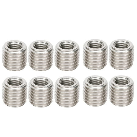 

10Pcs Thread Inserts Male Female Reducing Nut Repair Tool Stainless Steel Fastener Hardware