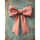 thumbnail image 1 of Qisvanset 12x16 Inch Pink Bow Coquette Canvas Wall Art, Cute Girly Print Nursery Apartment Housewarming Decor, 1 of 8