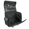 thumbnail image 2 of Everything Mary Rolling Sewing Machine Storage and Transport Tote, Black & White with Wheels, 2 of 10