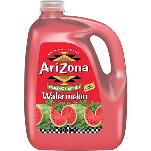 AriZona Watermelon Fruit Juice Cocktail, 128 fl oz - Walmart.com.
