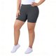 thumbnail image 2 of TaTaai Women's Plus Size Ribbed Yoga Shorts 3 Inch Elastic Waist Stretchy High Waist Athletic Gym Workout Non See Through Tummy Control Casual Lounge Bottoms Gift, 2 of 8