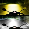 thumbnail image 3 of qifei H4 BA20D Led Motorcycle Headlight 3000LM 85LED 12-80V 15W High/low Beam Red Bule, 3 of 10
