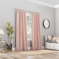 thumbnail image 6 of Sun Zero Brant Tab Top Energy Saving Blackout Window Curtain Panel, 40"X63", Gray, 6 of 9