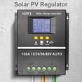 thumbnail image 6 of golytefs 100A Mppt Solar Charge Controller Intelligent Regulator Dual Usb for Solar Panel, 6 of 9