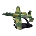 thumbnail image 4 of Modelo de caza a-10A a escala 1:100, modelo de avión de aleación, juguete de simulación para TV, mueble, bar, estantería, decoración de escritorio., 4 of 10