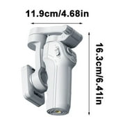 Smartphone Gimbal Stabilizer with Face Tracking & AI Follow Tech - 3-Axis Handheld Stabilizer for Vlogging Sports, Includes Lightweight Tripod for Smooth Cinematic Shots (183 chars)