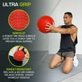 thumbnail image 2 of ProsourceFit Tread Slam Medicine Balls w/ Ultra Grip for Weighted Workouts, 50 lb, 2 of 6