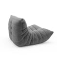 thumbnail image 3 of Mofit Home TOGO Chair-Suede Armless Bean Bag Chair & Lounger- Dark Grey, 3 of 5