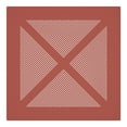 thumbnail image 6 of WestinTrends Playa 31.5" Square Plastic Outdoor Patio Dining Table, Red, 6 of 13