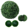 thumbnail image 2 of Artificial Plant Grass Ball Plastic Fake Flower Ball Simulation Leaf Set Artificial Grass Ball Indoor And Outdoor Decoration Milan Style With Twine Outer Diameter 36cm, 2 of 9