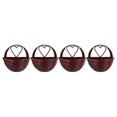 thumbnail image 2 of Flower Basket Wall Art 4Pcs Decorative Natural Style Indoor Use Wall Mounting, 2 of 5