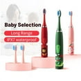 thumbnail image 4 of YOPTOP Brosse à Dents Électrique pour Enfants Colorée Dessin Animé avec Têtes de Rechange Ultrasonique Rechargeable Brosse de Nettoyage pour Poils Souples pour Enfants avec 3 Têtes de Brosse Rouge,Rouge, 4 of 9