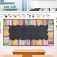 thumbnail image 5 of 68.9 FT Colorful Bookshelf Border Trim - Back to School Books Rolled Border Trim Bookshelf Bulletin Board Set Library Classroom Office Chalkboard Kindergarten Elementary Home Wall Party Decoration, 5 of 5