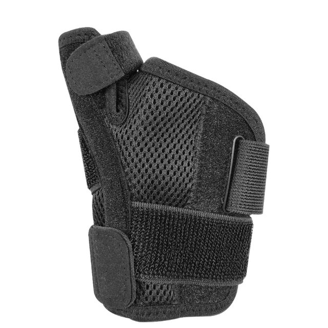 Sonducket Muñequera Manga de la yema del dedo Protector de la articulación de la mano Vendaje absorbente Compresión Mangas antideslizantes para hacer guantes y mitones Negro Sonducket AP018250-01