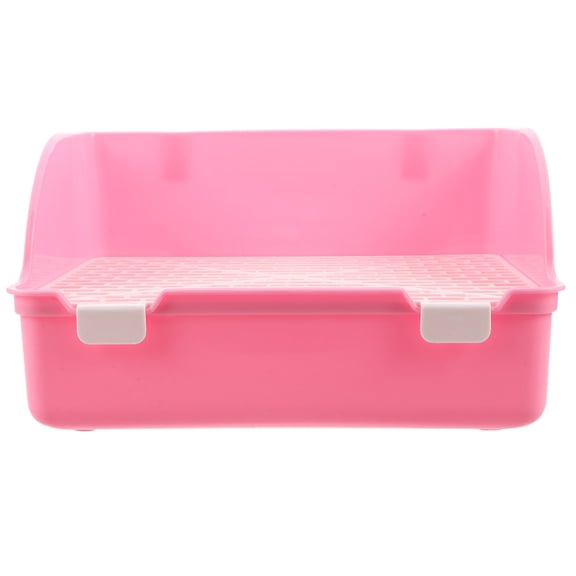 COMPUKAS Cage Litter Box with Grate - Ideal for Guinea Pigs, Ferrets, Chinchillas and Small Pets