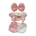thumbnail image 4 of Ropa De Muñeca De 2xplaush Por 15 Cm Lindo Pantalón De Muñecas De Vestir Para Rosa, 4 of 8