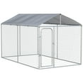 thumbnail image 1 of PawHut Dog Kennel Outdoor, Heavy Duty Playpen, 13.1' x 7.5' x 7.5', 1 of 10