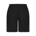 thumbnail image 4 of Mens Exercise Shorts Men's Work Shorts Men's Gym Wear Mens Shorts Sweatshorts Essential Shorts Men's Work Out Shorts Shorts Gym Short Pants for Men Casual, Black, L, 4 of 5