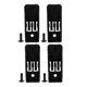 thumbnail image 1 of Portapuntas de destornillador eléctrico de 4 piezas DENGXMXG para destornillador de impacto de 18 V y taladro de 14,4 V y 18 V, 1 of 5