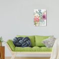 thumbnail image 2 of Artistic Floral Bathroom Decor 12X16inch Canvas Wall Art with Bath Towel Vase, Farmhouse Style Pictures for Home Accent, 2 of 7