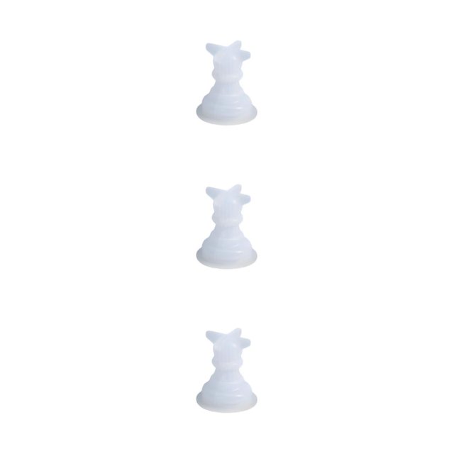 Inteprter Molde de ajedrez de repuesto, resistente al calor, estilo Simple, resina, ajedrez internacional, artesanía, herramienta de moldeo Type3 NO3