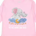 thumbnail image 4 of Inktastic My Great Grandma Loves me to the Moon and Back Elephant Boys or Girls Long Sleeve Toddler T-Shirt, 4 of 5