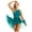 Green, variant on Aislor Women's Lyrical Dance Costume Chiffon Leotard Skirted Illusion V-Neck Dance Dress