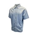 thumbnail image 2 of Tommy Bahama Men's Big Sky Blue Shirt Button Up Short Sleeve (S09), 2 of 12