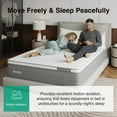 thumbnail image 6 of Novilla 14 Inch King Mattress,King Size Hybrid Mattress with Cool-Touch Nylon Cover, Gel Infused Memory Foam & Pocketed Coils for Spinal Alignment Support & Pressure-Free Relaxation, 6 of 8
