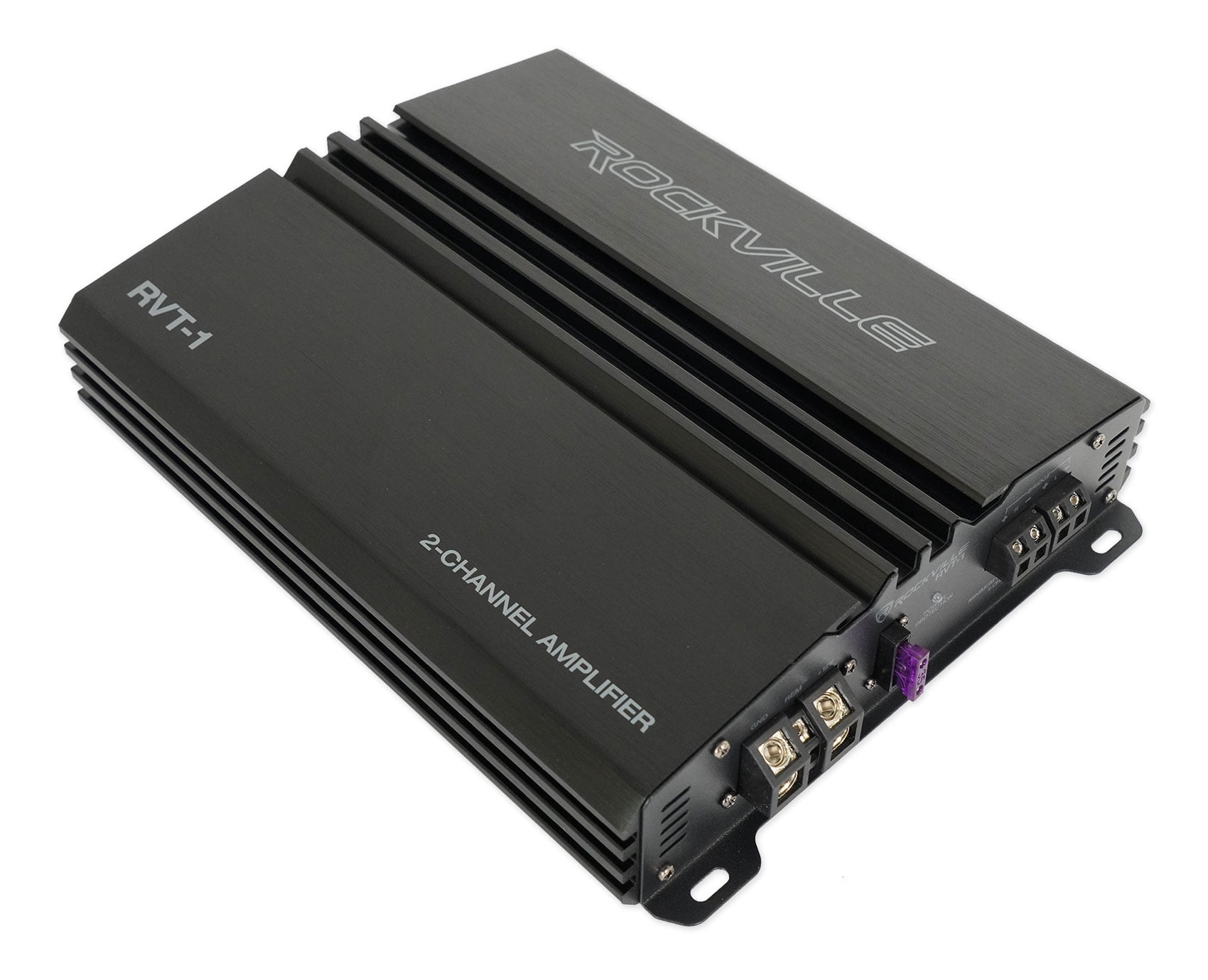 Rockville RVT-1 1000w Peak/250w RMS 2 Channel Car Amplifier Stereo Amp