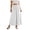 White, variant on yillto Womens Skirts with Pockets Elastic Waist Loose Flowy Summer Casual Beach Vacation Maxi Skirt