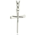 thumbnail image 2 of Women's Stainless Horseshoe Nail Cross Necklace-John 19:30 by Shields of Strength, 2 of 4