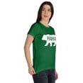 thumbnail image 2 of Inkmeso T-Shirt Graphique à Col Rond Maman Ours Manches Courtes Femme Coton Tee Décontracté, 2 of 8