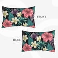 thumbnail image 4 of Junzan Green Tropical Leaves Pillow Cases Standard Size, With Envelope Closure Bed Pillow Cases,16"X24" Inches, 4 of 9