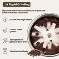 thumbnail image 3 of 2024 NEW Electric Coffee Grinder Stainless Steel High-power Cereal Nuts Beans Spices Grains Grinding  cafe Blenders for kitchen, 3 of 7