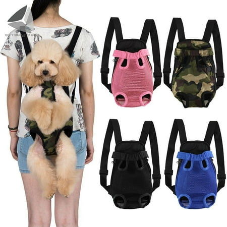 UPC: 0810035164703 | Sixtyshades Pet Carrier Backpack Front Pack Dog Cat Carrier Travel Bag Legs Out Easy-Fit for Small Medium Pets Outdoor Traveling