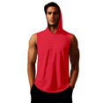 thumbnail image 3 of Men’s Compression Hooded Vest Quick Drying Breathable Yoga Running Training Top, 3 of 7