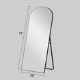 71"x28" Modern Arched Full Length Mirror Floor Mirror Full Mirror with