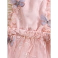 thumbnail image 5 of Bagilaanoe Newborn Baby Girl Summer Rompers Dress Butterfly Sleeveless Bodysuits 3M 6M 12M 18M 24M Infant Tulle Patchwork A-line Dresses, 5 of 9
