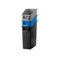 thumbnail image 6 of 13 Gallon Gray Slim Tall Plastic Industrial Trash Cans for Kitchen and Restaurant, 6 of 7
