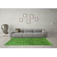 thumbnail image 3 of Ahgly Company Indoor Rectangle Abstract Green Modern Area Rugs, 3' x 5', 3 of 4
