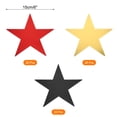 thumbnail image 2 of Uxcell 80Pcs Recortes de Estrellas Decoración de Estrellas de Papel Impresas Doble 6 Pulgadas (Rojo, Negro, Dorado), 2 of 6