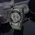 thumbnail image 2 of SMAEL Round Men Tactical Digital Watch 5ATM Waterproof TPU Strap Digital Sports Watch, 2 of 5